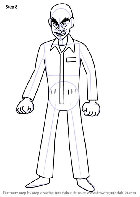 How to Draw Evil Janitor from Steven Universe (Steven Universe) Step by Step ...