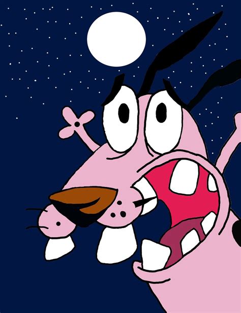 American top cartoons: Courage the cowardly dog