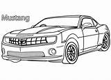 Ford Mustang Car Coloring Pages sketch template