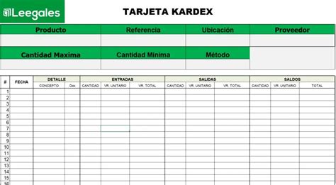 Modelo De Kardex De Medicamentos En Excel | Images and Photos finder