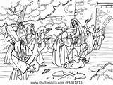 Great Banquet Parable Of The Bible Coloring Pages Sketch Page sketch template