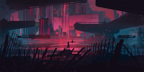 Minimalist Futuristic Cyberpunk Wallpapers - Wallpaper Cave