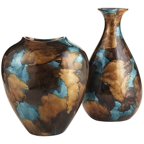 Amber Foil Vases | Teal living room decor, Teal bathroom decor, Turquoise living room decor