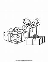 Christmas Presents Coloring Page • FREE Printable PDF From PrimaryGames sketch template