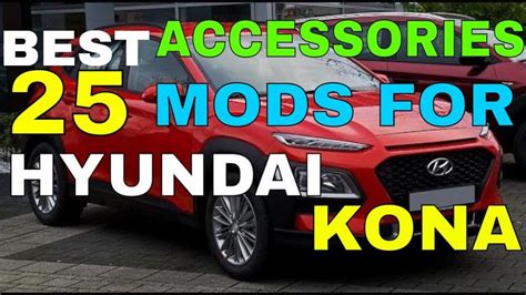 25 Different Accessories for Your Hyundai Kona Interior and Exterior