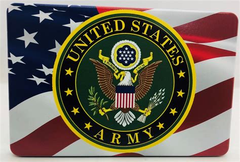 American Flag Color Waving /U.S. Army – HMC BILLET