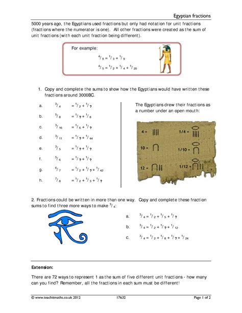 Egyptian Fractions