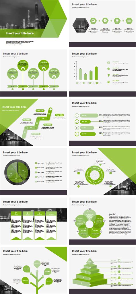 Free Green Business Presentation Templates