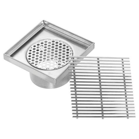 Bathroom Shower Drain Grate Waste Full Stainless Steel Square PO Series – Drainsonline