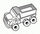 Simple Truck Coloring Pages At GetColoringscom  Free Printable sketch template