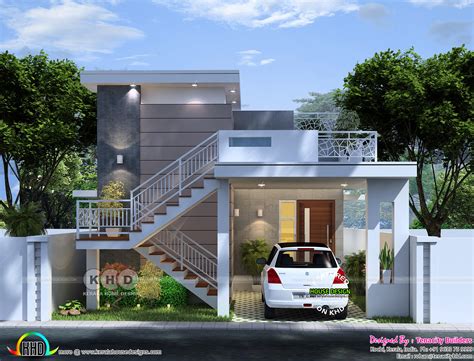 2 Bedroom Modern House Plans Kerala | Psoriasisguru.com