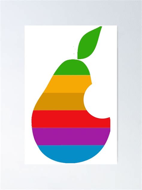 "Apple LOGO parody" Poster for Sale by Flashboy | Redbubble