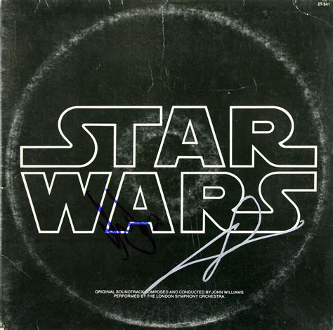 Lot Detail - Star Wars Original 1977 Soundtrack Signed by Harrison Ford ...