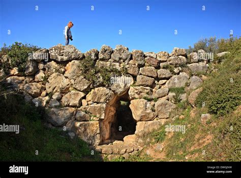 The Mycenaean bridge close to Arkadiko village, one of the most ancient ...