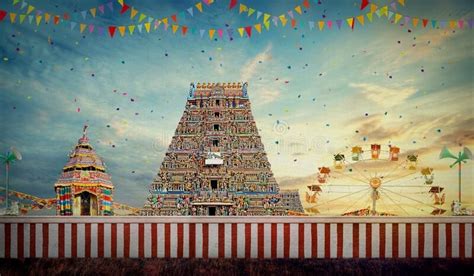 TAMILNADU Temple Festival Cart Festival Pongal Celebration Tamil Nadu India