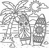 Surfboard Summer Coloring Page For Kids 26493082 Vector Art At Vecteezy sketch template