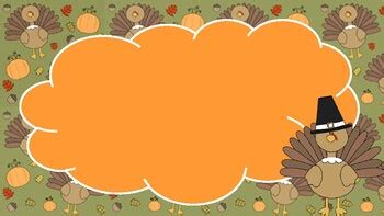 Thanksgiving Powerpoint Template by Kaitlyn Batten | TPT