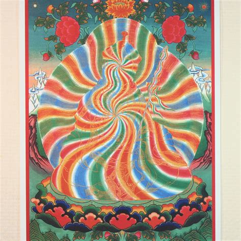 Tibetan Thangka. Guru Rinpoche in Rainbow Body - Etsy | Vajrayana ...