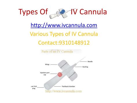 PPT - Different types of iv cannula PowerPoint Presentation, free download - ID:7722984