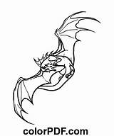 Wyvern Dragon Flying – Coloring Pages And Books In PDF sketch template
