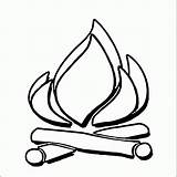 Campfire Drawing  Free Download On ClipArtMag sketch template