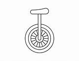 Unicycle Coloring Stock Illustrations – 45  sketch template