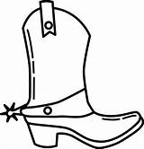 Cowboy Boot coloring Page  ColouringPages sketch template