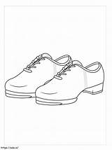 Tap Shoes Coloring Pages Drawing Dance Dancing Shoe Color Patents  sketch template