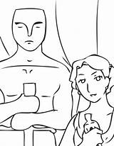 Oscar Award Coloring Page At GetColoringscom  Free Printable sketch template