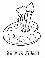 Paint Brushes Coloring Pages At GetColoringscom  Free Printable sketch template