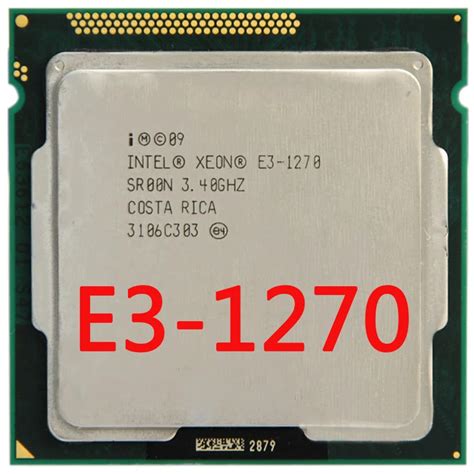 Intel Xeon Quad Core Processor E3 1270 E3 1270 3.4GHz 8MB LGA 1155 CPU LGA-in CPUs from Computer ...