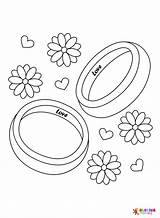 30  Wedding Ring Coloring Pages Free Printable PDF & Online sketch template