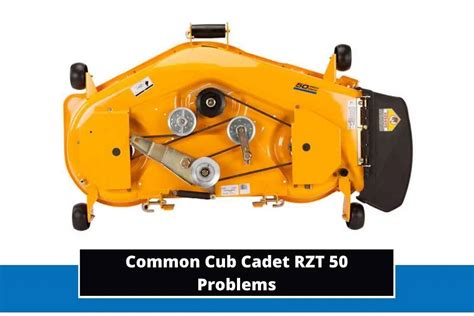 4 Common Cub Cadet Mower Deck Problems + Fixes