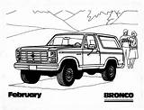 Ford Bronco Coloring Pages sketch template