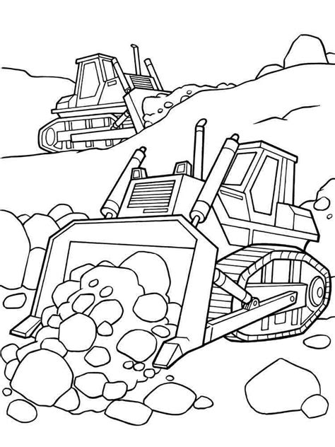 Construction Vehicles coloring pages. Download and print construction ...