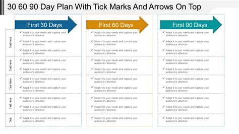 Free 30 60 90 Day Plan Template Excel