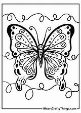 Printable Butterfly Coloring Pages For Toddlers sketch template