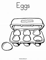 Eggs Coloring Page  Twisty Noodle sketch template