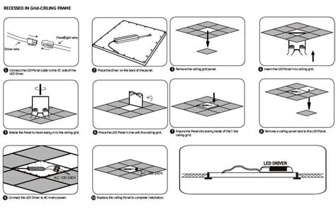 How TO Install LED Flat Panel Light - OX Lighting