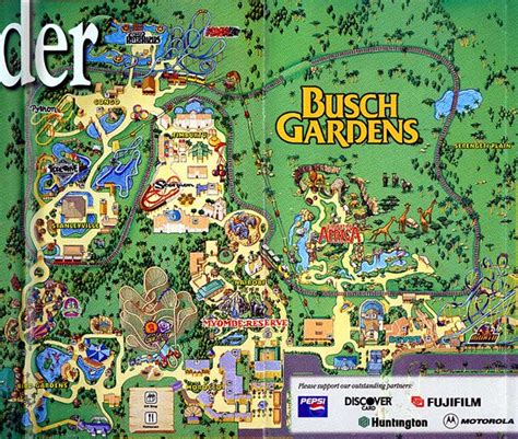 Theme Park Brochures Busch Gardens Tampa - Theme Park Brochures