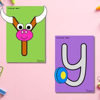 Letter Yy Crafts by Elements of a Teacher | TPT