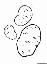 Potato Coloring Pages Printable For Free Download sketch template