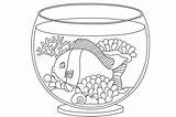 Basic Aquarium Coloring Page  Download Print Or Color Online For Free sketch template