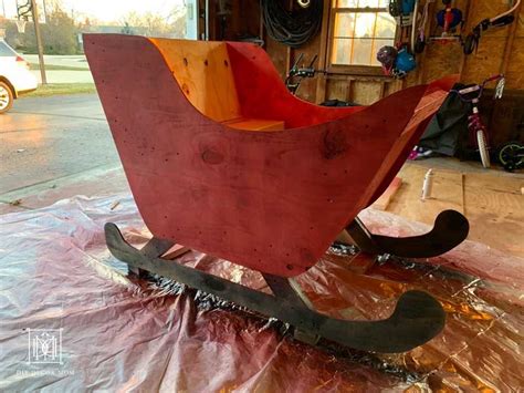 DIY Santa Sleigh: How to Make Your Own Santa's Sleigh - DIY Decor Mom