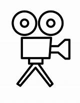 Movie Camera Coloring Pages sketch template