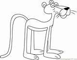 Pink Panther Cartoon Coloring Pages sketch template