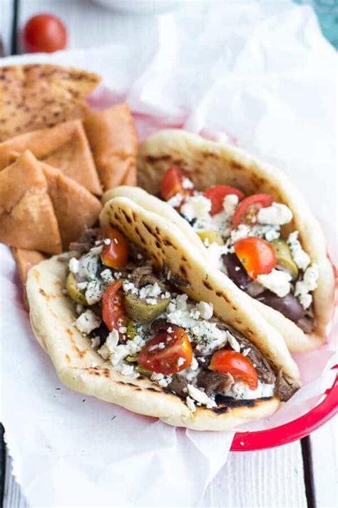 Easy Traditional Greek Gyros. - Half Baked Harvest