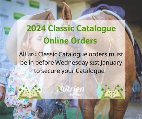 🟢 Classic Catalogue 🟢 Get... - Nutrien Equine - Performance