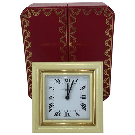 Vintage Cartier Clock at 1stDibs