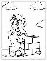 Super Mario Bros Coloring Pages Free Printable The 41% OFF sketch template